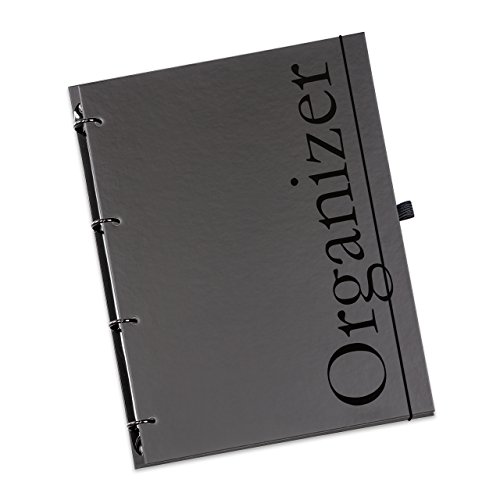 flexiNotes® ORGANIZER A4 2023 Typ:"Organizer", Wochenkalender Basic - Ring M (schwarz) Cover