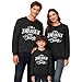 Matching Family Christmas 𝗣ajamas Set : Cute Graphic Pullover Shirts Long Sleeve O-Neck Comfy Costumes for Family