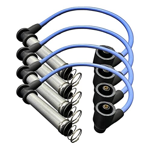 Cabo de Velas Supressivo 100% silicone 8mm GM/FIAT 1.0/1.4/1.6/1.8 MPFI/VHC/GNV