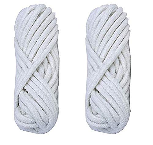 Nada for Pajama Flat Dori Strings (Cotton)White 20 Meters 100% Pure Cotton Strings for Ethnic Indian Dresses, Pajama, Lehenga, Saree,Petticoat, salwars, Patiala, chudidars