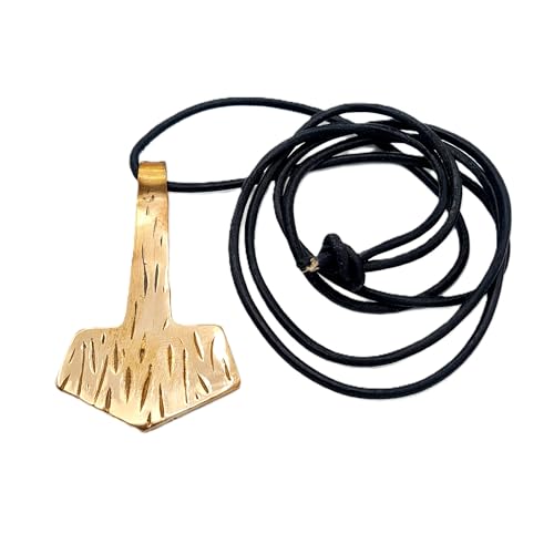 Pendentif viking en cuivre fait main | Amulette ancre celtique HFA22-G