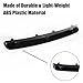 PFRREOR 3PCS Car Front Bumper Front Lip Spoiler Splitter for BMW F87 M2 Competition Coupe M2C 2016-2020 ABS Material Side Corner (Glossy Black)