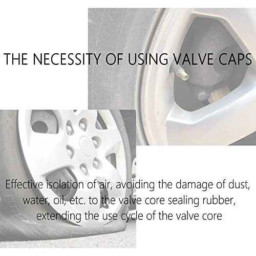 20Pcs Fluorescent Car Tire Valve Stem Caps,Vivid&Colorful Car Decoration Car Gifts For Men/Women,Universal Glow In The Dark Tire Caps For Car,Suv,Bicycle,Trucks,Motorcycles (Solid Color/20Pcs) #TOP4