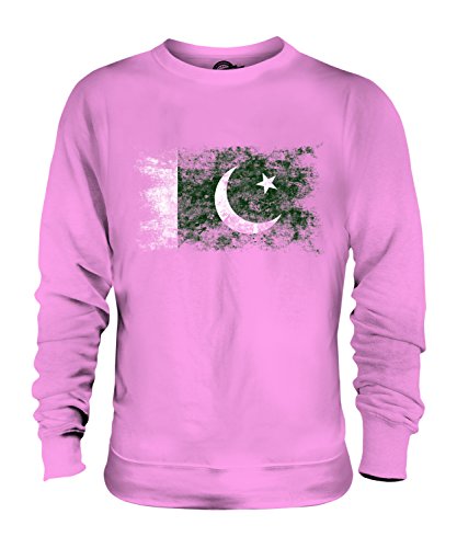 Sweat-shirt Pakistan délavé unisexe un vêtement casual au look vintage unique