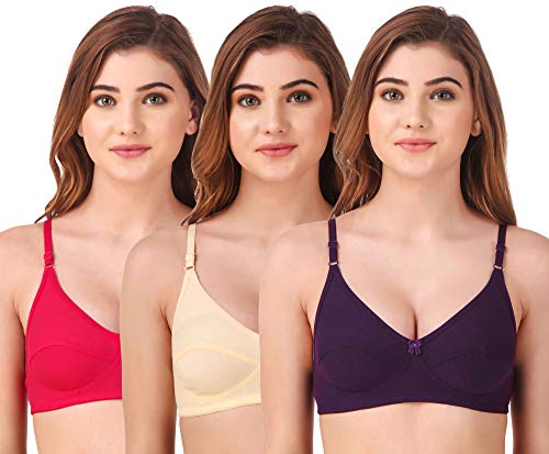 Image of Fasense Women's Wire Free Non Padded Cotton Bra