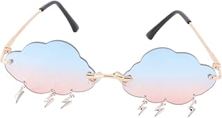 1 Par De Óculos De Sol Nuvem Óculos Transparentes Para Homens Óculos De Moda Para Mulheres Óculos De Sol Grandes Para Mulheres Óculos De Sol Retro Grandes Da Moda Óculos Anos