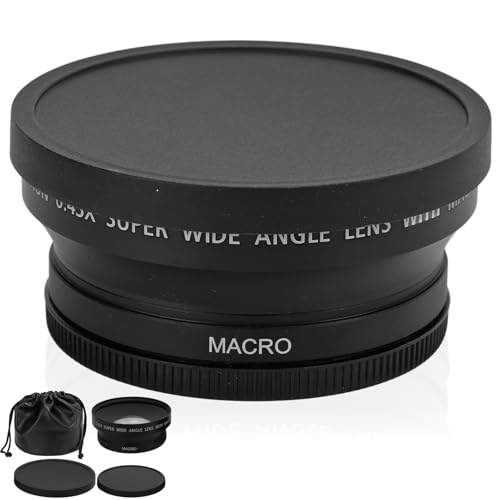 Agatige 72mm 0.43x Weitwinkel Makroobjektiv