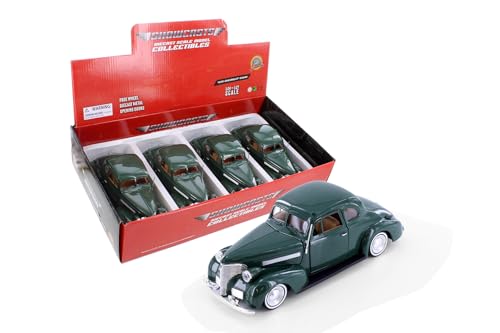 Modelo de Auto Clásico Coupe 1939 Verde 1:24