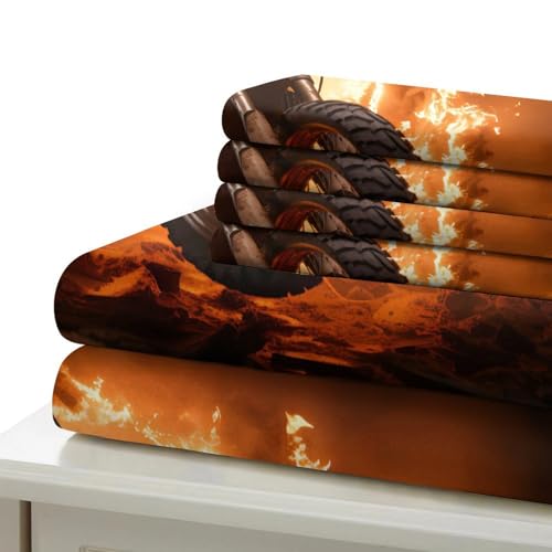Housse de couette effet 3D design abstrait parure de lit luxe King