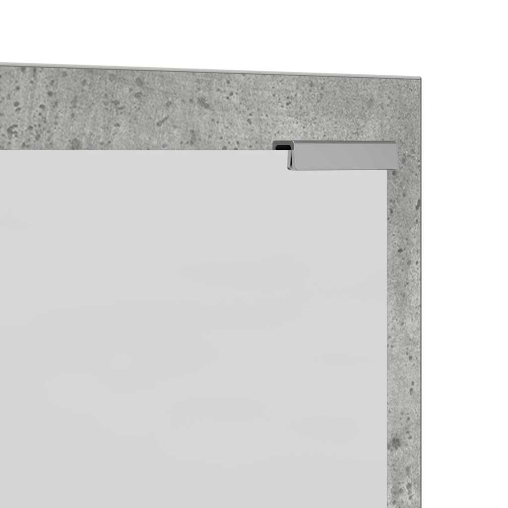 Appendiabiti da Parete Grigio Cemento in Legno 100x10x100 cm | Pannello attaccapanni moderno con ripiani a vista per ingresso e corridoio. Soluzione salvaspazio grigio cemento.