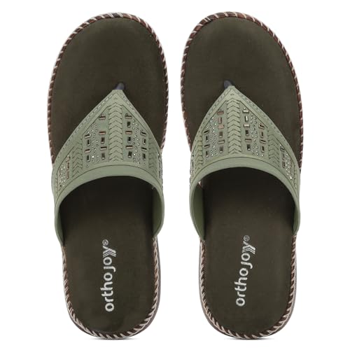 Image of ORTHO JOY doctor Footwear for women|| Fancy Footwear For Women || Orthopedic Women's Fancy Slipper /Sandal For Women