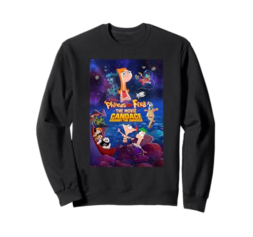 Sweatshirt Phineas and Ferb homme et femme sweat à capuche imprimé film Candace contre l'Univers