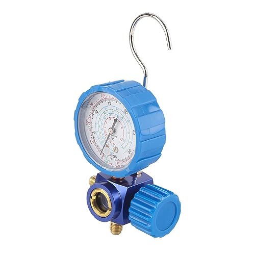 35kgfcm2 Manifold Gauge, 500psi Manometer& Valve, for R12 R502