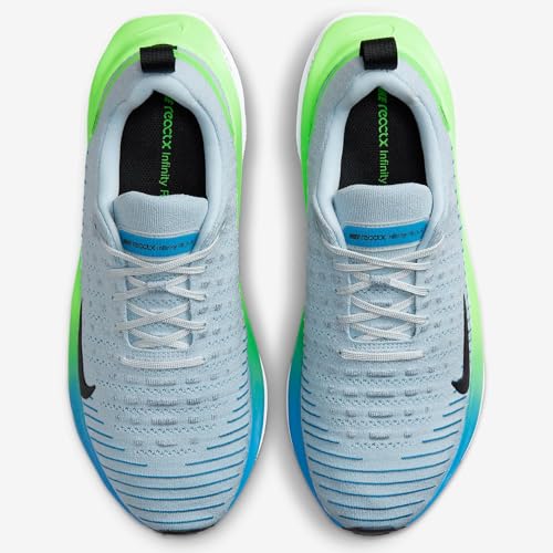 Nike InfinityRN 4 Men's Road Running Shoes (DR2665-402, Light Armory Blue/Star Blue/Court Blue/Black) Size 92