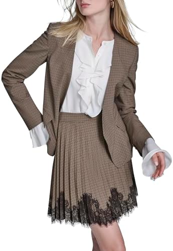 BCBG Womens Vintage Inspired Classic Tailored Blazer