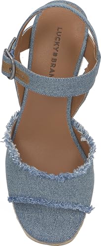 Image of Lucky Brand Women's Mindra Espadrille Wedge Sandal