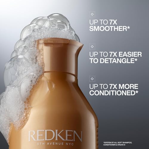 REDKEN Shampoo, For Dry Hair, Argan Oil, Intense Softness and Shine, All Soft - Image 3
