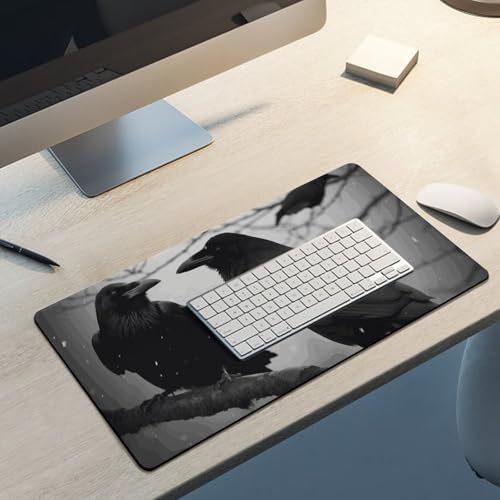 Crow Birds Desk Pad Large con base antideslizante miniatura 5