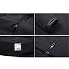 Ketamyy Mens Camo Tactical Coat Hooded Autumn Winter Outdoor Army Military Softshell Fleece Lined Waterproof Windproof Warm Hunting Hiking Jacket Black 5XL #4
