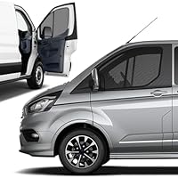 Magnetische Seitenfenster Insektenschutznetze Ersatz für Ford Transit Custom 2012-2026, Insektenschutzgitter Vordertür (Paar), Hält Insekten Fern Magnetisches Insektenschutzgitter