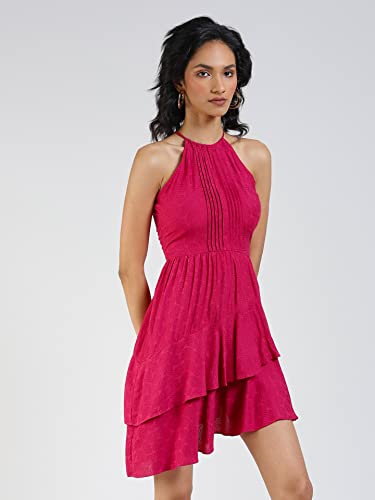 Image of Label RITU KUMAR Women's Plum Knee Length Dress