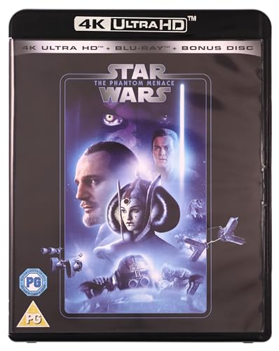 Star Wars Episode I: The Phantom Menace [Blu-ray] [2020] [Region Free] [4K UHD]