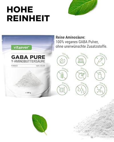 GABA Vit4Ever Pure 540 g reines Pulver ohne Zusätze