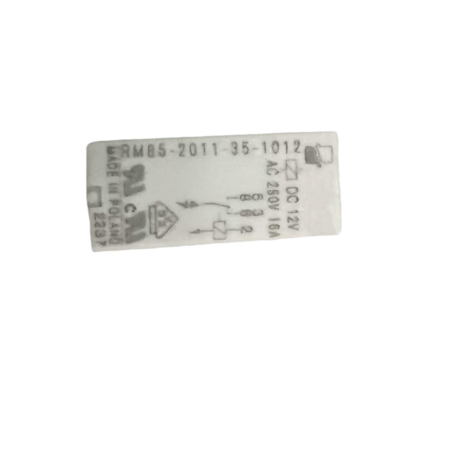 Relais RM85-2011-35-1012 12V CC à 8 broches pour circuits imprimés - 5