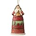 Jim Shore Heartwood Creek 6004300 12 Days of Christmas' Santa Hanging Ornament, Resin,4.65 Inches, Multicolor