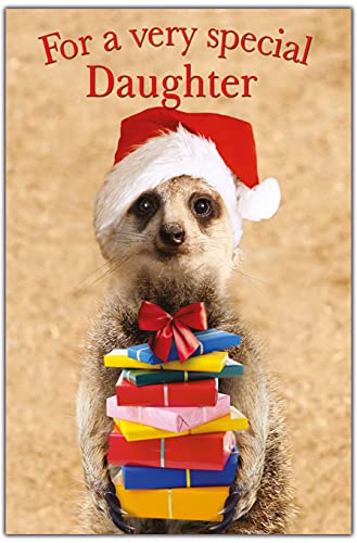 Emotional Rescue Tarjeta de Navidad especial para hija, tarjeta de Navidad para hija, tarjetas de Navidad para ella