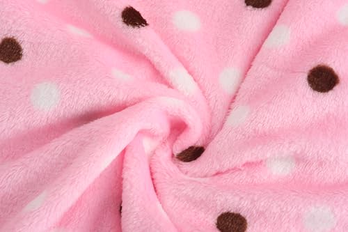 Image of Girls Fleece Robe Boys Hooded Bathrobe Soft Flannel Robe For Kids