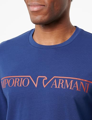 Armani Exchange Emporio Armani Men's Megalogo Long Pajamas2