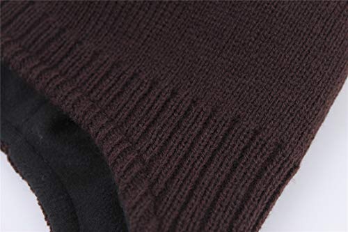 Image of Connectyle Mens Warm Winter Hats Fleece Lined Earflap Hat Daily Beanie Watch Cap