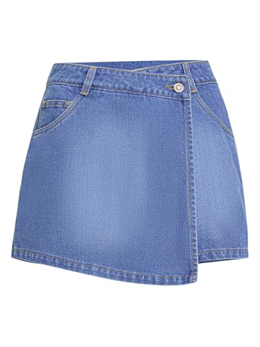 Image of Miss Chase Women's White Regular High Rise Clean Look Regular Stretchable Denim Shorts