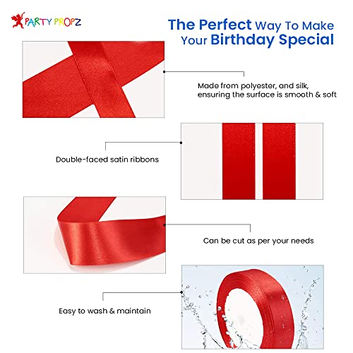 Image of Party Propz Multicolor Birthday Decoration - 33 Pcs | Happy Birthday Decorations Kit for Boys And Girls | Polka Dot Balloons for Decoration | Polka Dot Birthday Decorations Kit