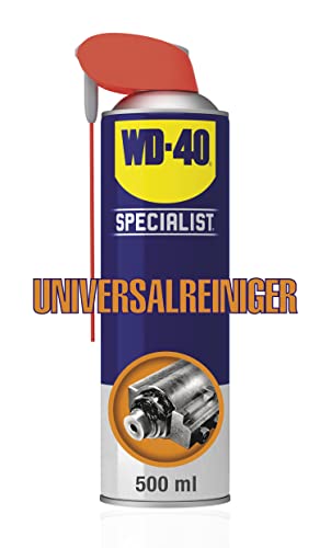 WD-40 Specialist Universalreiniger 500 ml – Hochleistungsreiniger für Maschinen, Werkzeuge & Oberflächen, entfernt Öl, Fett & Schmutz, trocknet schnell & sorgt für rückstandsfreie Sauberkeit