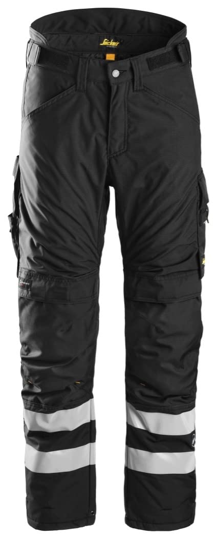 Snickers Workwear U66190404005 AllroundWork Insulated Work Pants Black Black - Medium