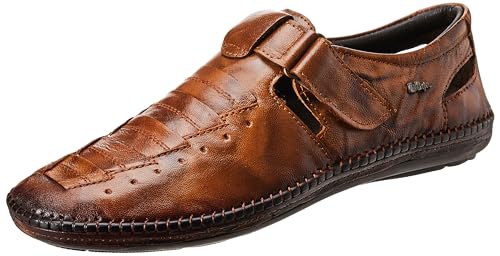 Image of Lee Cooper Men's LC8338C Leather Sandal LC8338C Tan 42