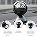 Tioollev Car Compass Ball, Dash Mount Adjustable Compass Ball with Bottom Stick, Navigation Hiking Direction Pointing Guide Ball for Boat Car Truck Marine Caravan to Find Direction (Black)