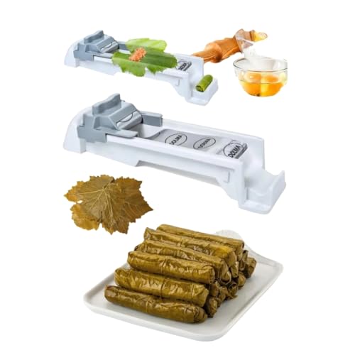Yaprak Sarma Makinesi; Pratik Dolma Sarma Aparatı, Kolay Kullanım, Dayanıklı Plastik Gövde, Ev Tipi Dolma Sarma Yardımcısı