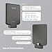 oisle Portable Charger Mini Power Bank PowerCore 2200mAh Wireless External Backup Battery Pack for iPhone 12/13 Mini/pro/pro max 5(s)/6(s)/7(p)/8(p)/X -Black