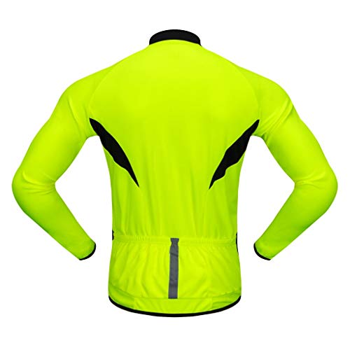 Chaqueta térmica ciclismo verde XXL miniatura 4