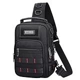 WITZMAN Sling Bag Herren Travel Crossbody Chest Bags Brusttasche Lässig Schultertasche mit...