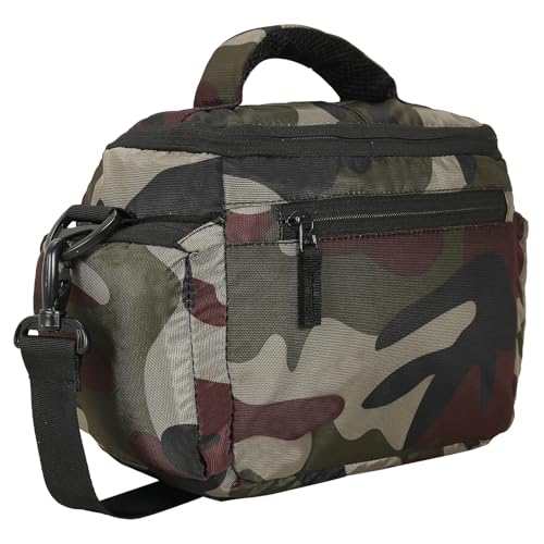 Image of Compact Captura Pro 0297 Camera Bag for DSLR & Mirrorless - Fits Nikon, Canon, Sony - Camera Bag for Travel - Shockproof Sling Case for Lens - Water-Resistant (Army Print)