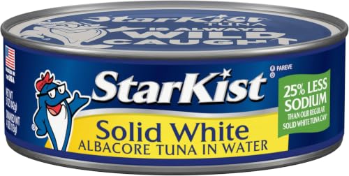Image of StarKist Solid White Albacore Tuna in Water Low Sodium - 5 oz Can (Pack of 5)
