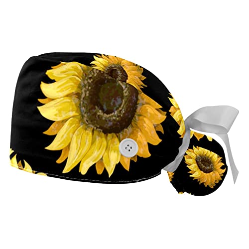 Chapeaux bouffants JDEZ : lot de 2 casquettes de travail ajustables