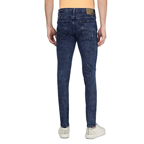 Image of Lee Men Bruce Dark Blue Skinny Jeans
