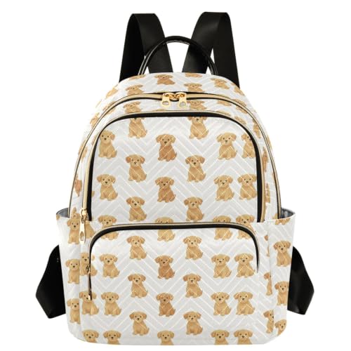 Mochila Doodle Dogs con 2 bolsillos principales grandes para vacaciones de viaje casual