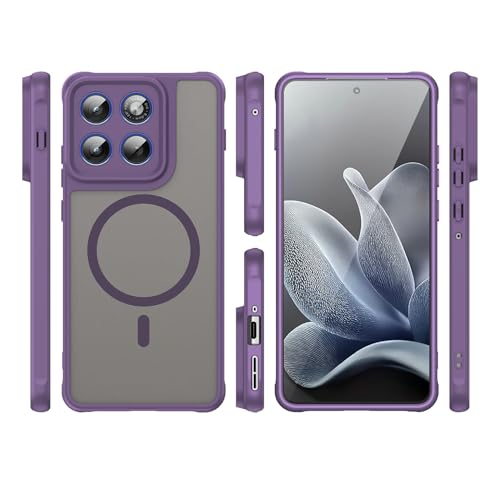 Image of Compatible with Motorola Moto X70 Air Case Cover,Compatible with MagSafe,Anti-Fall,Compatible with Motorola Edge 70 5G XT2601-2 XT2603-2 Cell Protective Phone Case Purple