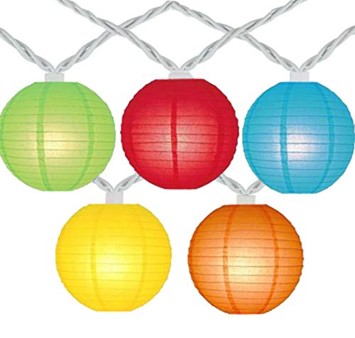Romasaty Lantern String Lights,Colorful Hanging Lanterns String Light in Home & Garden Decorative